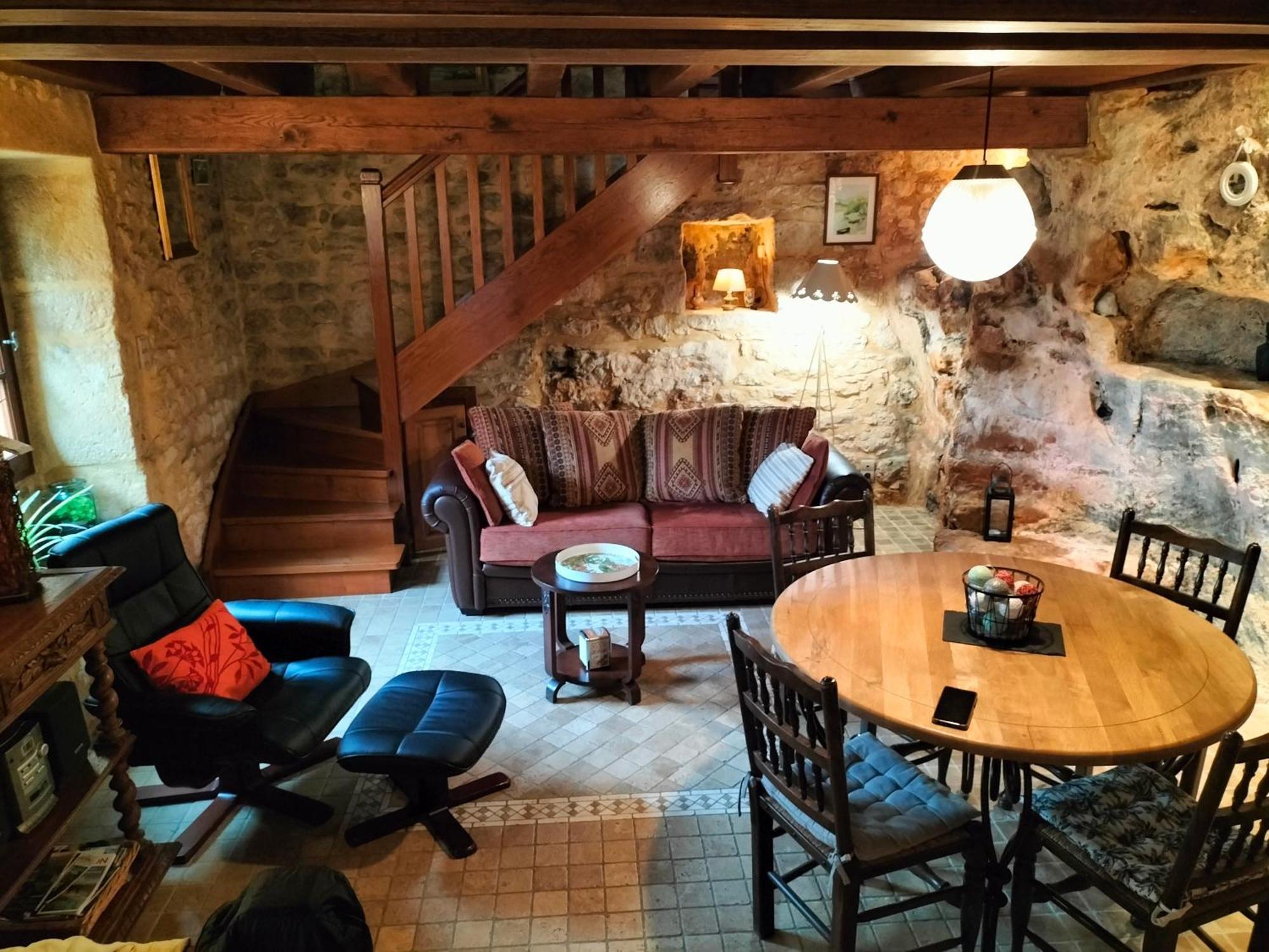 Charmante Maison Troglodyte Vitrac (Dordogne) Exterior foto